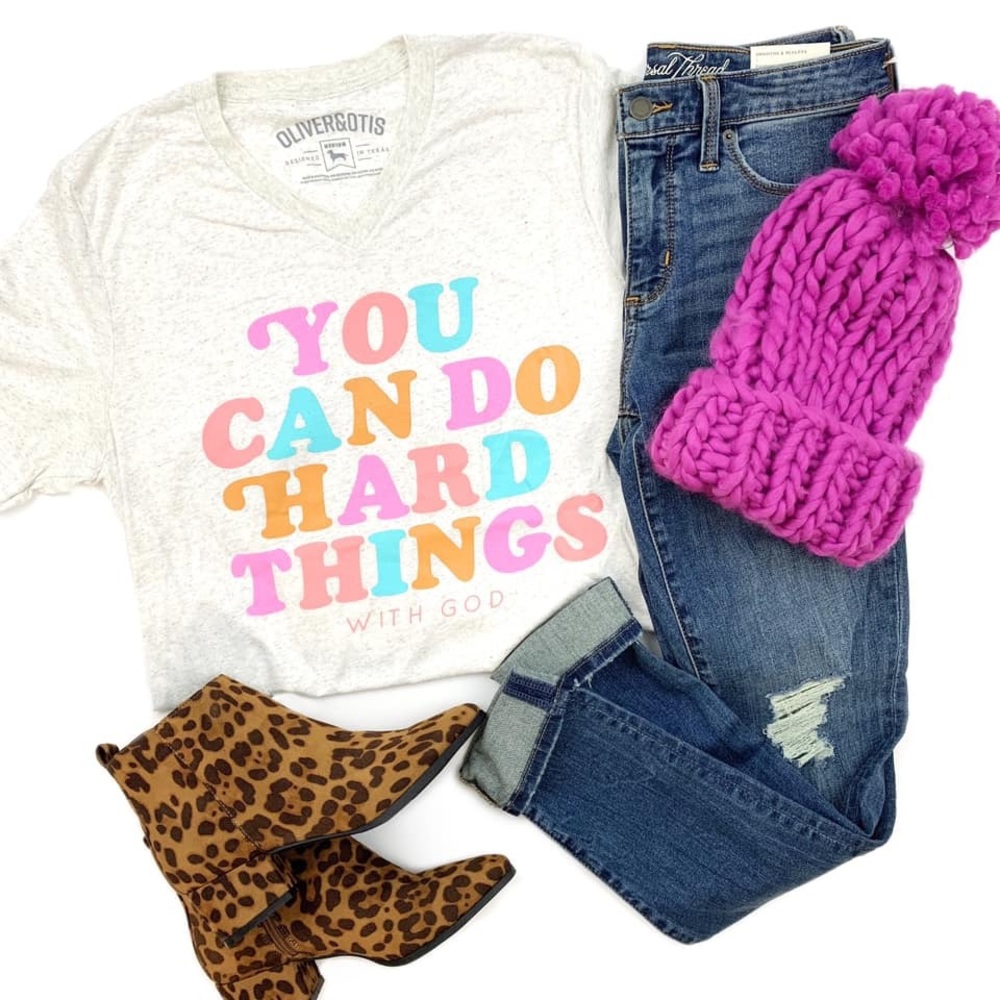 “You Can Do Hard Things” Graphic Tee